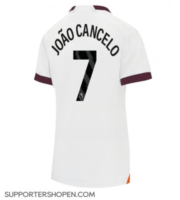 Manchester City Joao Cancelo #7 Borta Matchtröja Dam 2023-24 Kortärmad